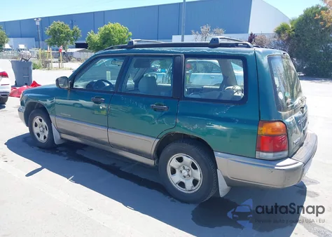 2000 Subaru Forester S from USA, damaged, VIN JF1SF6559YH717739